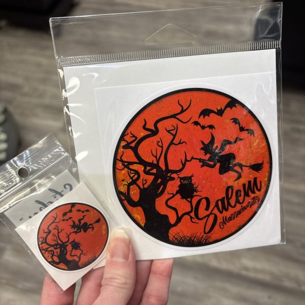 Spooky Witch Vinyl Sticker