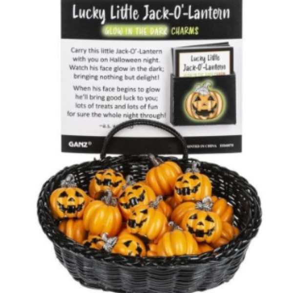 Lucky Little Jack O Lantern Pocket Token