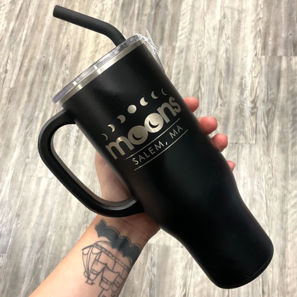 Swig 30oz Mega Mug- Moons (Black)