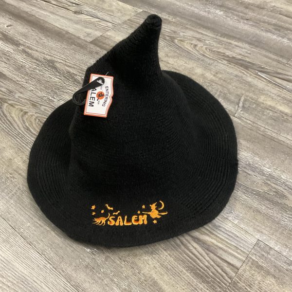 Orange Embroidered Modern Witch Hat