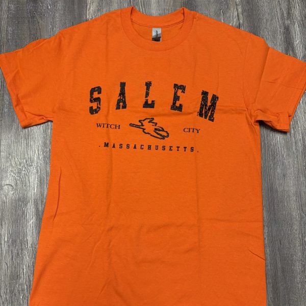 Salem Witch City T Shirt Orange