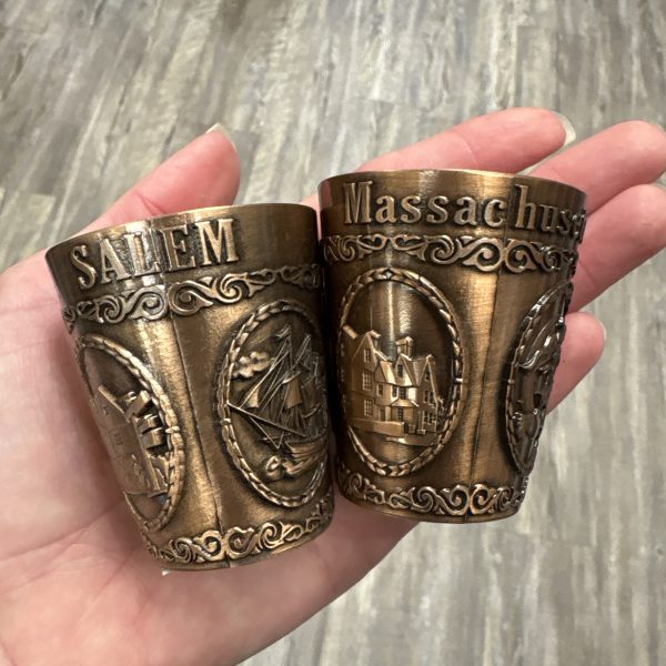 Salem Metal Shot Glass Rose Gold