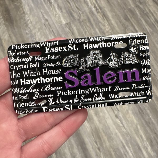 Purple Salem License Plate Magnet