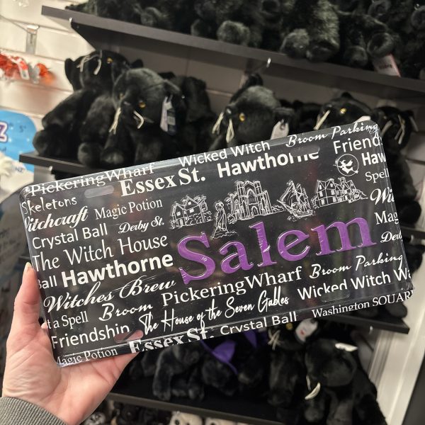 Purple Salem License Plate