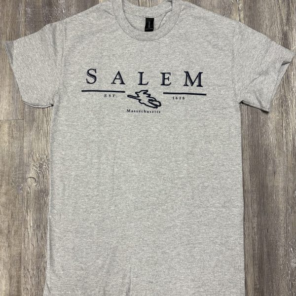 Salem Est Witch T Shirt Grey