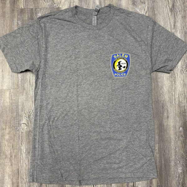 Salem Police Patch T-shirt Grey