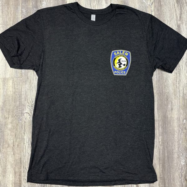Salem Police Patch T-shirt Charcoal