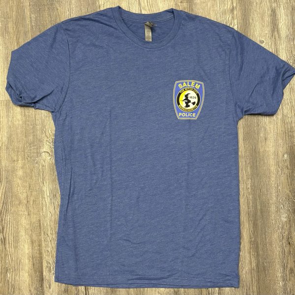 Salem Police Patch T-shirt Blue
