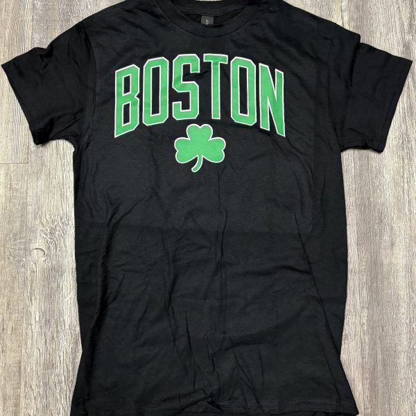 Boston Shamrock T-shirt Black