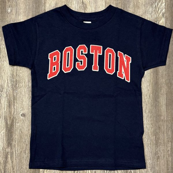 Toddler Boston Block T-shirt Navy