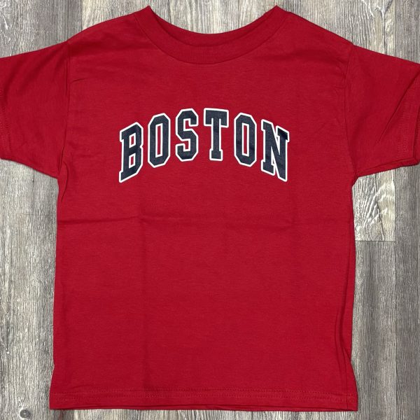 Toddler Boston Block T-shirt Red
