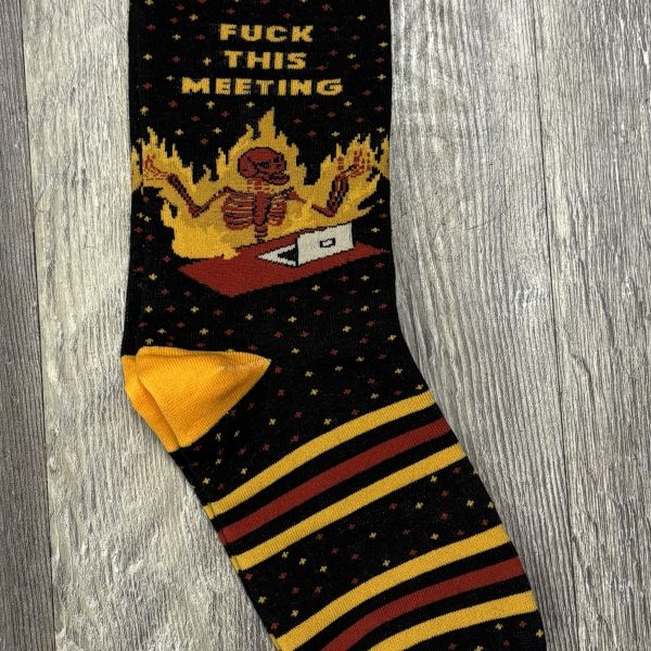 F This Meeting Socks