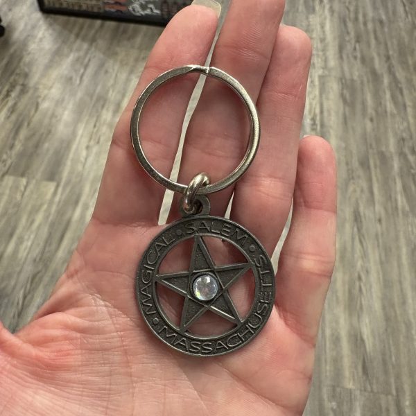 Salem Pentagram Keychain