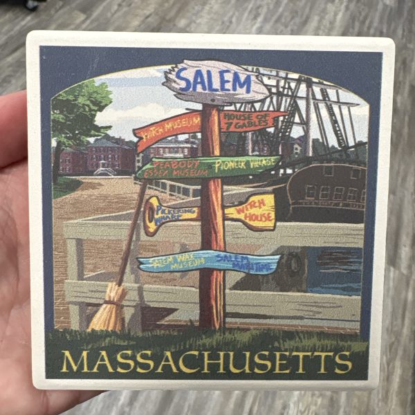 Salem Locations Ceramic Coaster