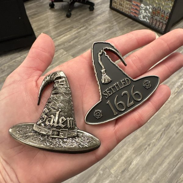 Salem Settled 1626 Witch Hat Challenge Coin