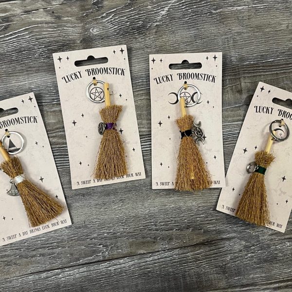Random Lucky Broomstick Keychain