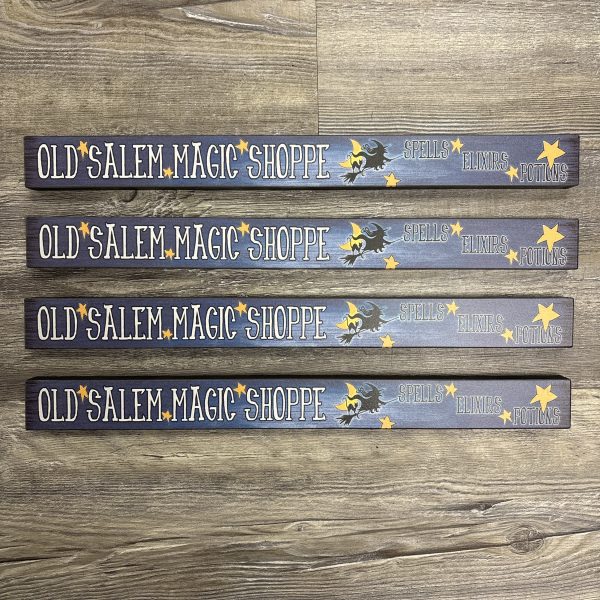 Salem Magic Shoppe Wood Sign