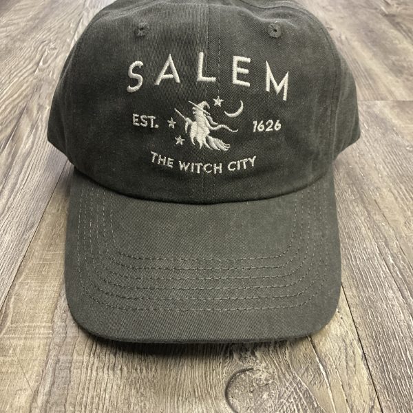 The Witch City Baseball Hat Charcoal
