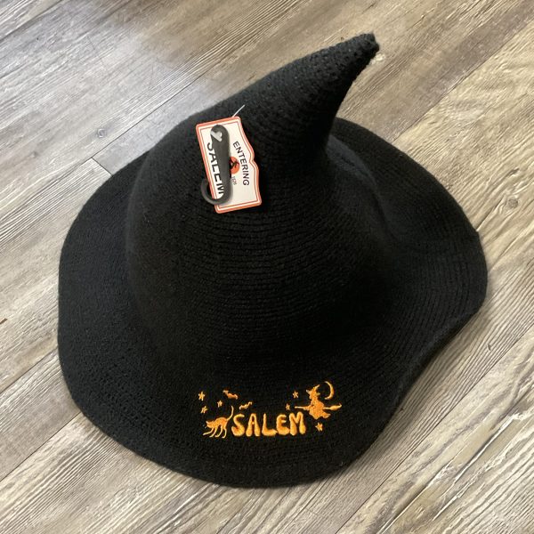 SMALL EMBROIDERED MODERN WITCH HAT